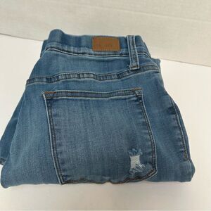 Judy Blue High Rise Pull On Boyfriend Jegging Distressed Style #88369 Size 11/30